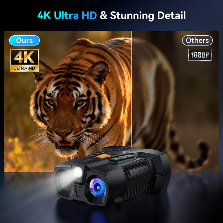 Nachtsichtgerät Digital 4K mit 4,5" Display, 16x Zoom, 5000mAh Akku - Bild 2