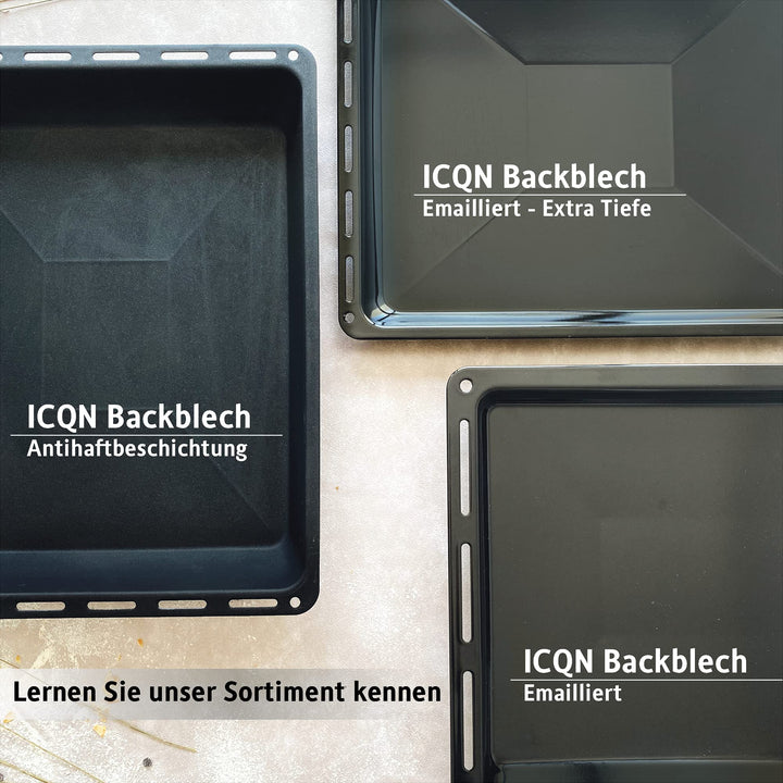 Fettpfanne Backofen emailliert 46,5 x 37,5 x 3 cm für Bosch - Bild 8