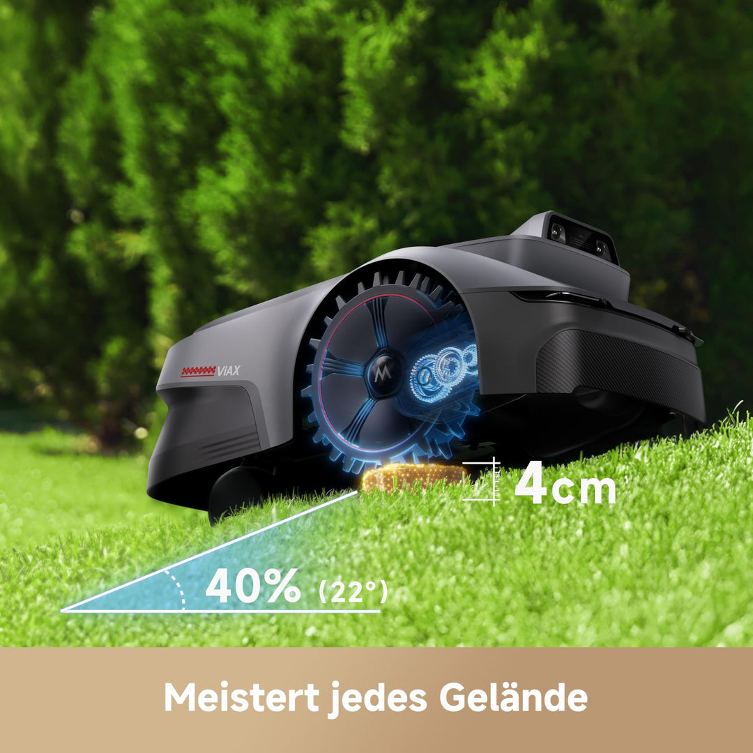 Mähroboter kabellos KI-Kartierung Dual-Vision für Rasenflächen bis 250 m² - Bild 4