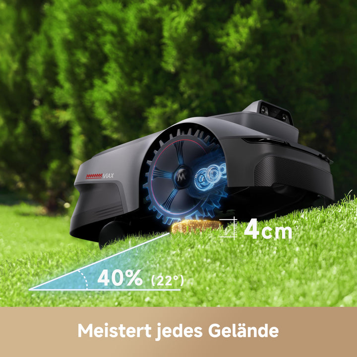 Mähroboter kabellos KI-Kartierung Dual-Vision für Rasenflächen bis 250 m² - Bild 4