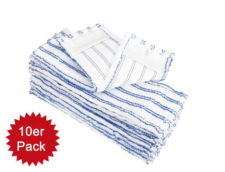 Microfaser Wischbezug 40cm mit Abrasivstreifen 10er-Set für Parkett und Fliesen - Bild 9