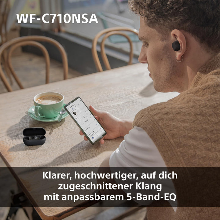 True-Wireless In-Ear Kopfhörer mit ANC 40h Akku IPX4 schwarz - Bild 4