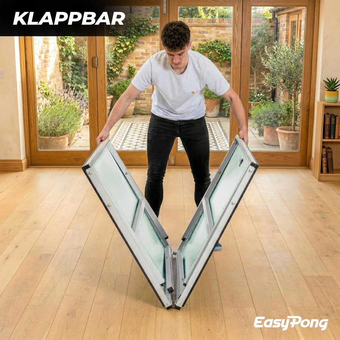 Tischtennisplatte klappbar 182x91 cm MDF Indoor &amp; Outdoor - Bild 6