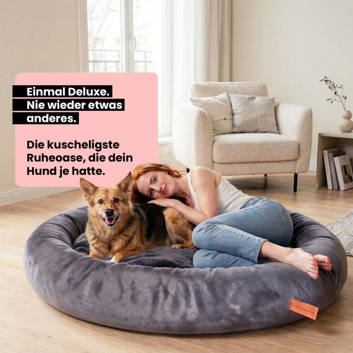 Orthopädisches Hundebett mit hohem Rand, waschbar, Made in Germany - Bild 2