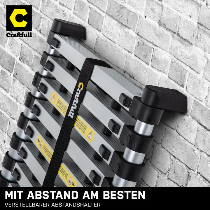 Teleskopleiter Aluminium 2,9 m bis 150 kg Tragkraft - Bild 8