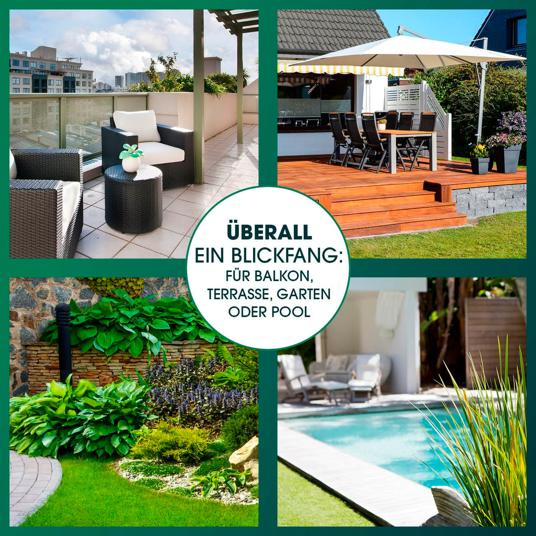Solar Gartenleuchte Stein-Design RGB Farbwechsel IP67 mit Fernbedienung - Bild 7