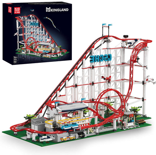 Achterbahn Bausatz Looping Coaster 3646 Teile Themenpark Modell