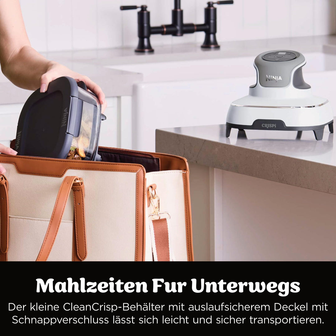 Heissluftfritteuse tragbar 3,8 l + 1,4 l Glas mit Tasche - Bild 11
