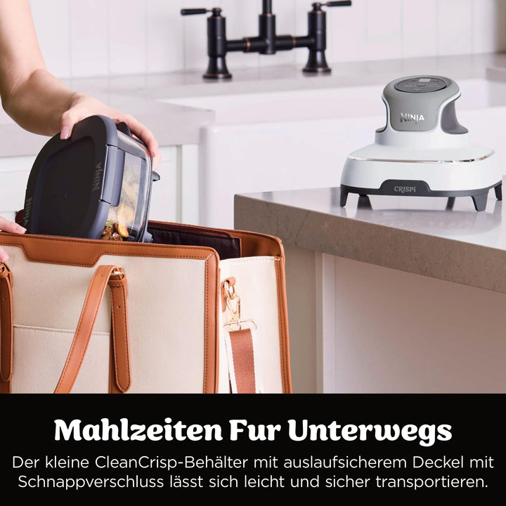 Heissluftfritteuse tragbar 3,8 l + 1,4 l Glas mit Tasche - Bild 11