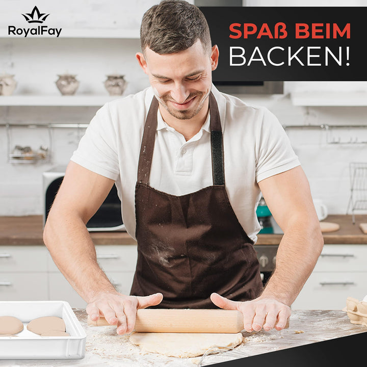 Pizzaballenbox 2er-Set stapelbar 30x40x8 cm für Pizzateig - Bild 7