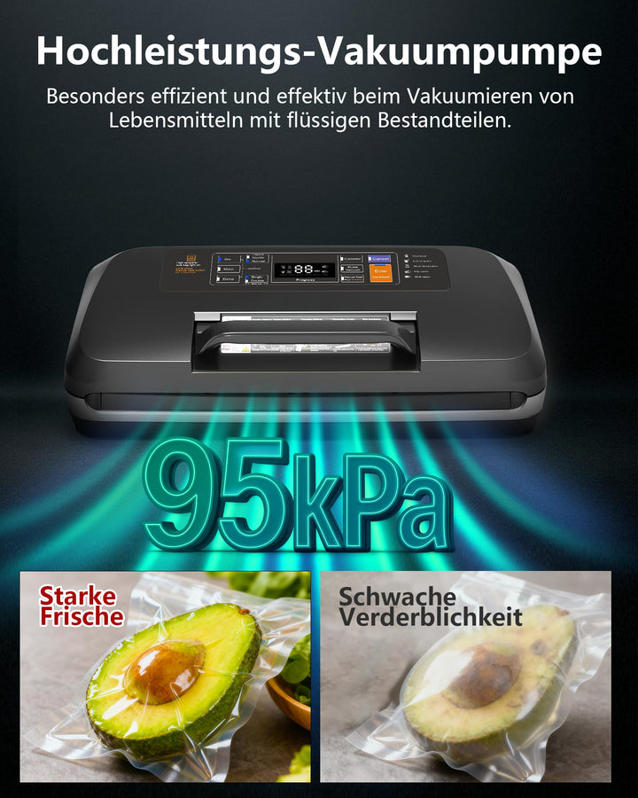 Vakuumiergerät 95 kPa doppelte Schweissnaht 12-in-1 mit Cutter - Bild 3