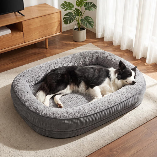 Orthopädisches Hundebett 89x63cm Memory-Schaum mit 360° Polsterung