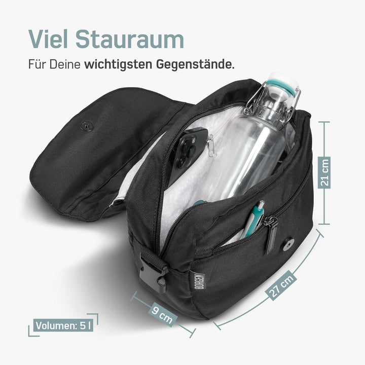 Lenkertasche Fahrrad KLICKfix 5 L wasserabweisend mit Reflektor - Bild 4