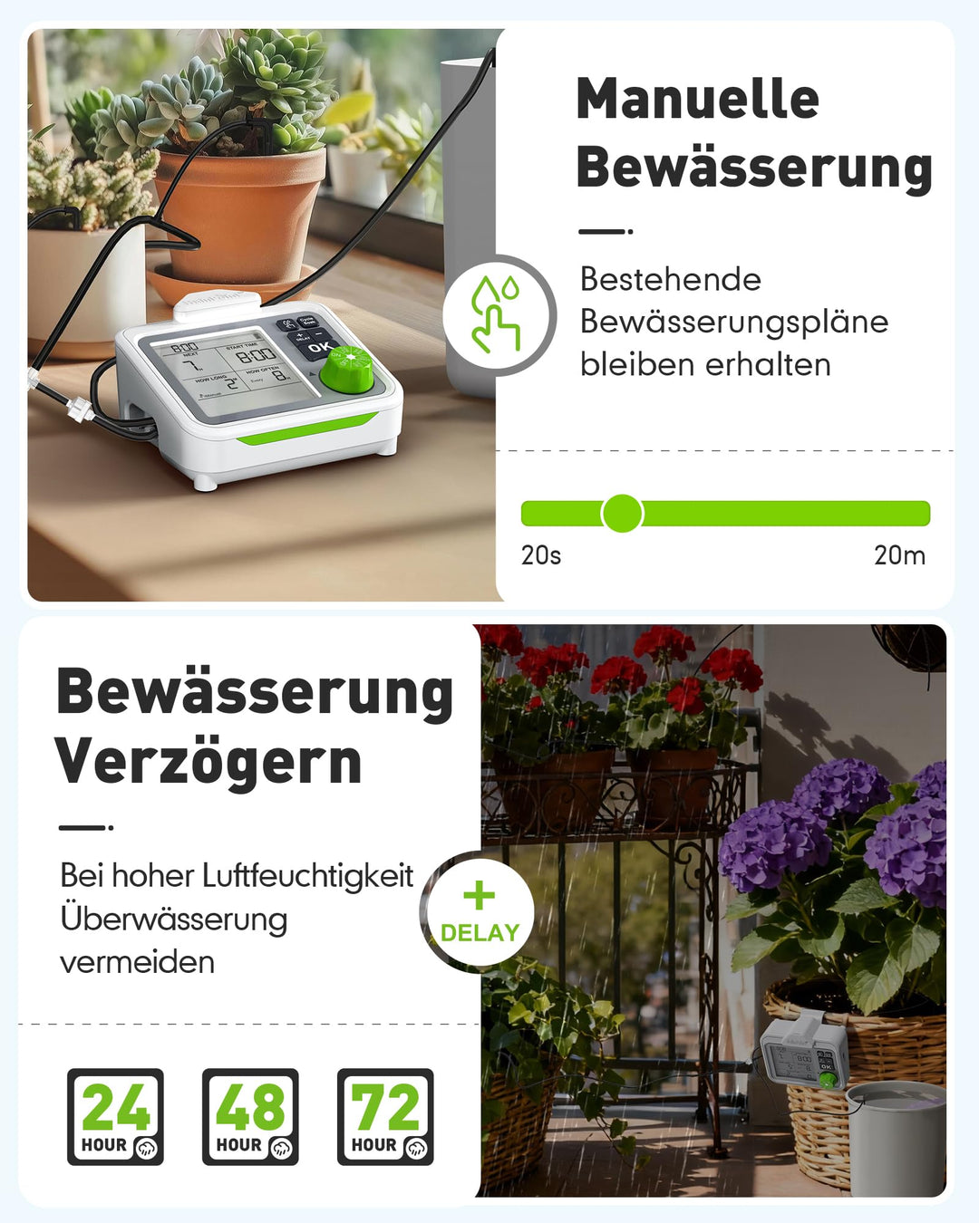 Automatisches Bewässerungssystem Zimmerpflanzen 20 Töpfe mit LCD - Bild 8