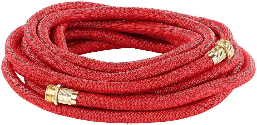 Dehnbarer Gartenschlauch Latex/Polyester mit Alu-Anschlüssen 10–30 m