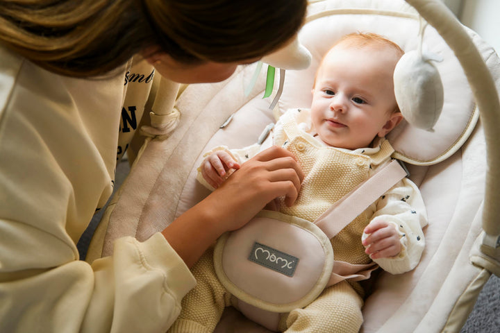 Babywippe elektrisch mit Bluetooth &amp; Fernbedienung bis 9 kg