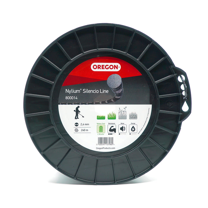 Trimmerfaden rund 2,4 mm x 240 m Nylon für Rasentrimmer