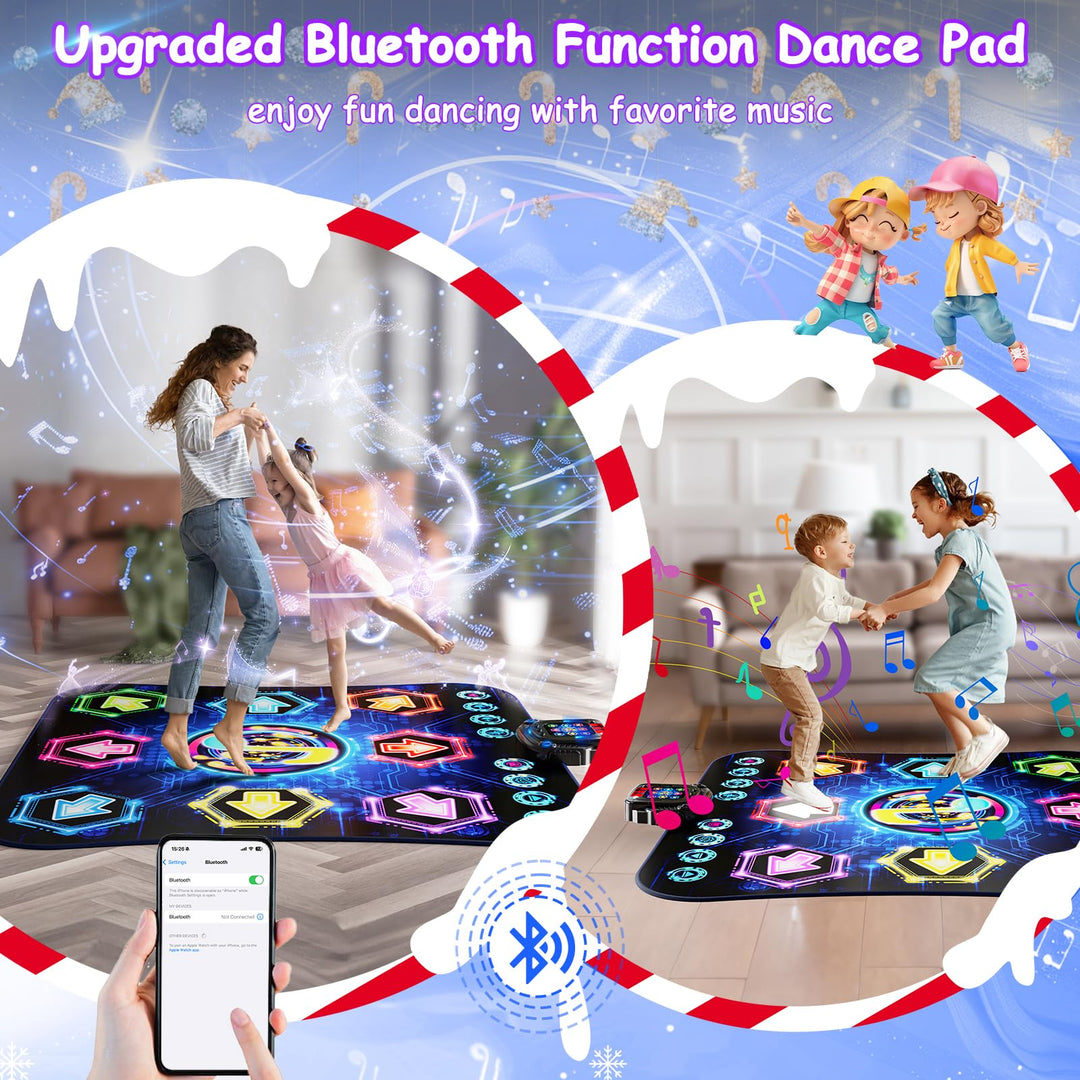 Tanzmatte Kinder leuchtend Bluetooth 8 Tasten 4 Spielmodi 27 Level - Bild 2