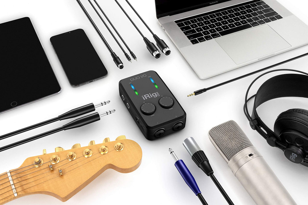 Audio-Interface 2-Kanal USB/MIDI mit Phantomspeisung für iOS Android Mac PC - Bild 9
