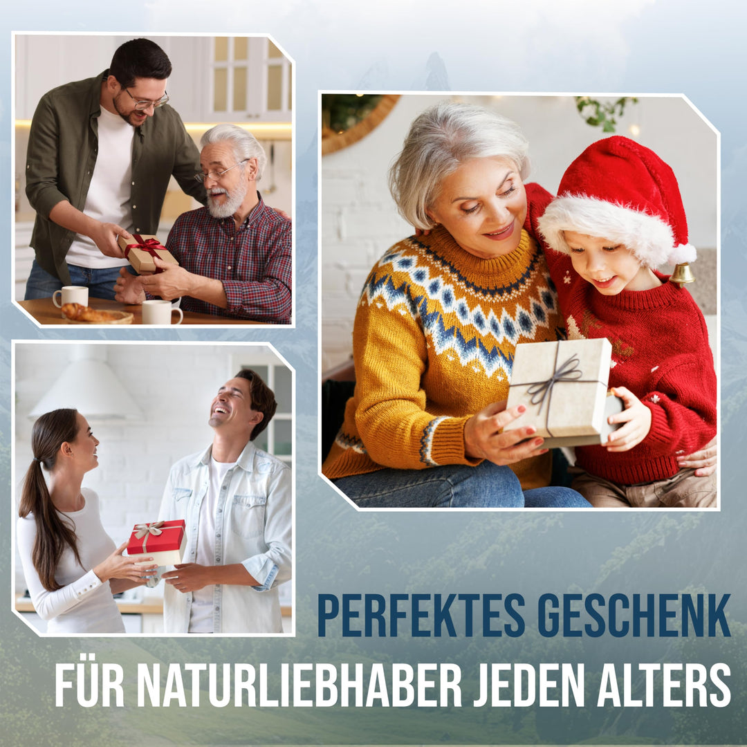 Kompakt-Fernglas 8x25 HD leicht 238g mit Tragetasche Outdoor - Bild 7