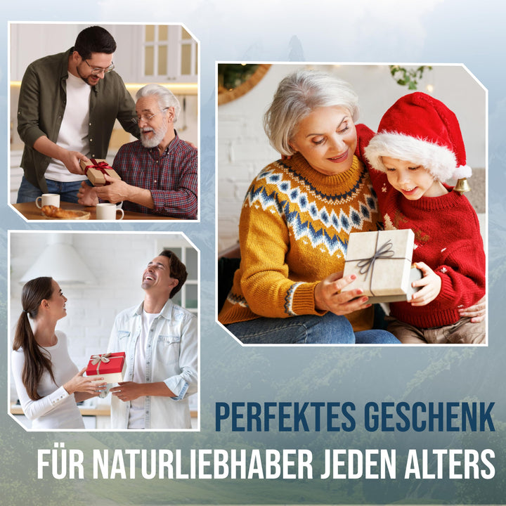 Kompakt-Fernglas 8x25 HD leicht 238g mit Tragetasche Outdoor - Bild 7