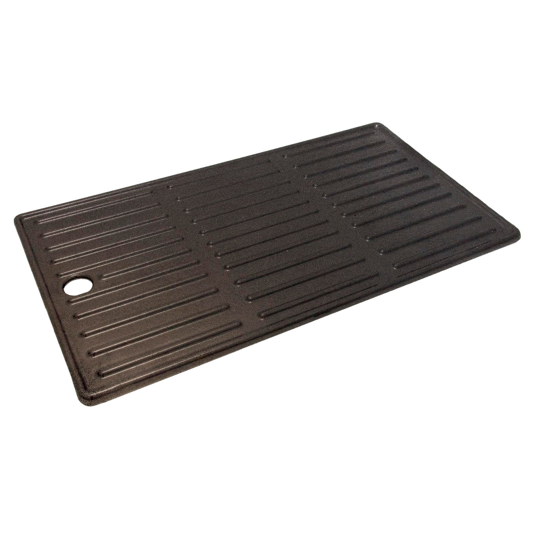 Grillplatte Gusseisen emailliert für 2-Brenner-Gasgrill