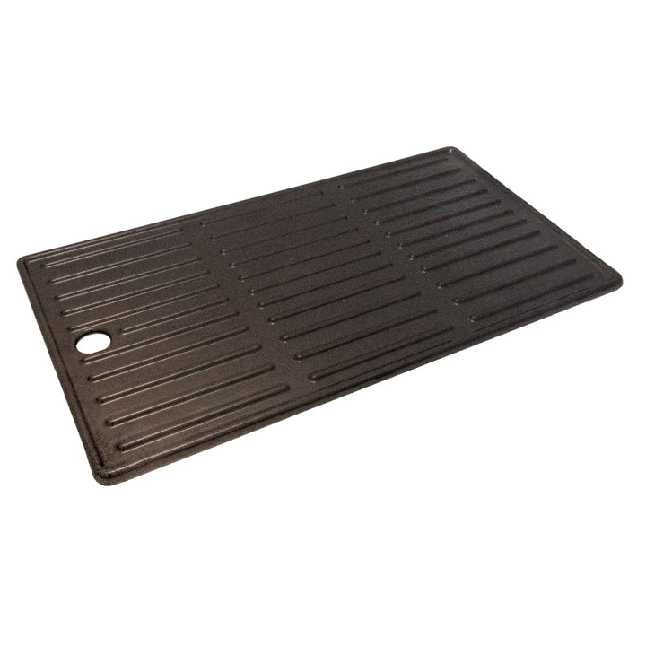 Grillplatte Gusseisen emailliert für 2-Brenner-Gasgrill