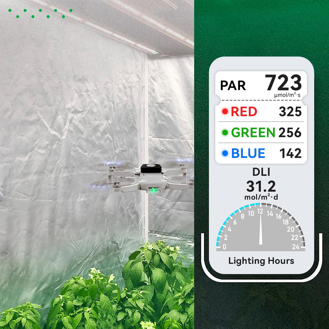 PAR-Messgerät PPFD RGB-Aufschlüsselung Bluetooth bis 6000 µmol - Bild 7