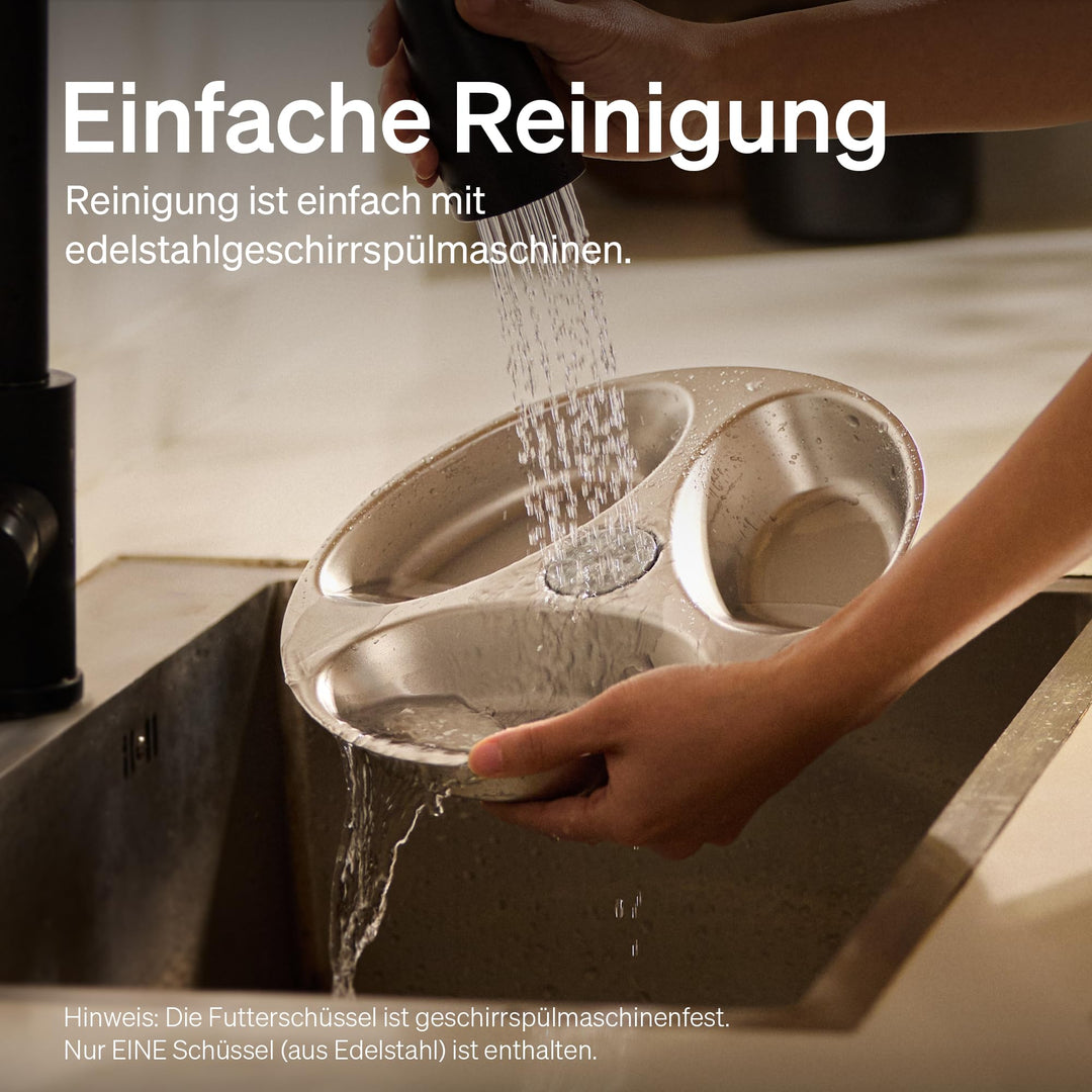 Nassfutter-Futterautomat mit Halbleiterkühlung WLAN 3 Kammern - Bild 9