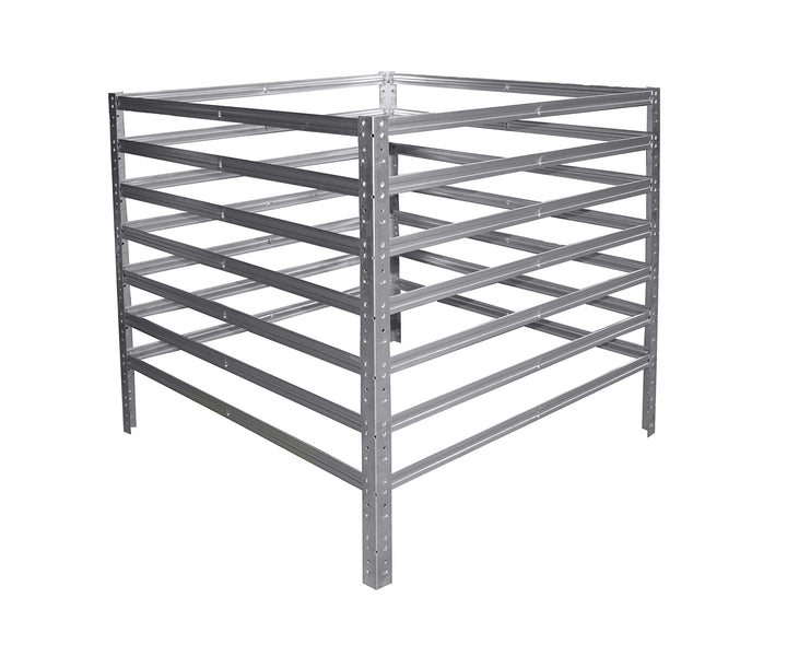 Komposter Metall verzinkt 562,5 Liter 100x75x75 cm Garten