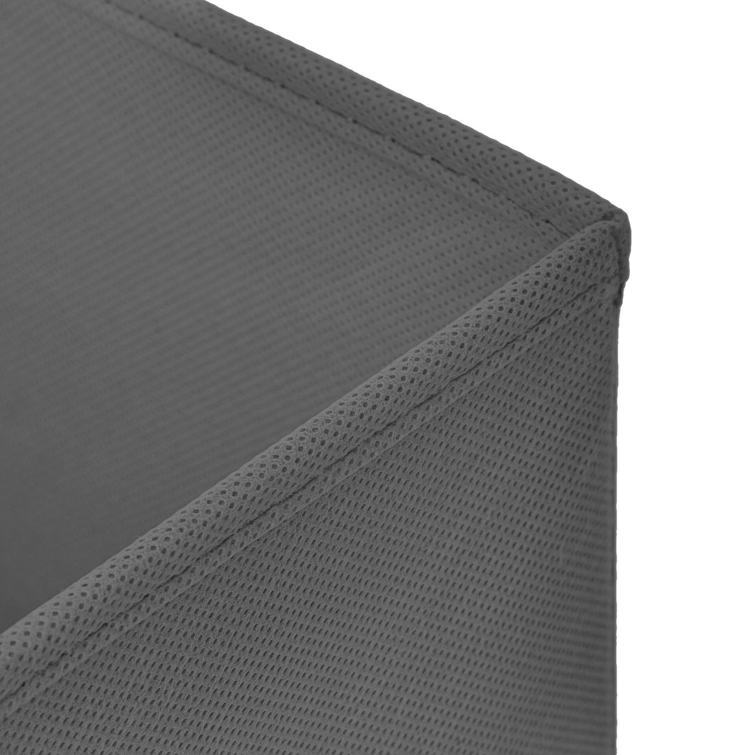 Faltbox mit Deckel Dunkelgrau 28x28x28 cm 22 L 4er-Set Polyester - Bild 3