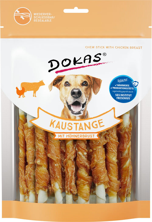 Kaustange Rinderhaut & Hühnerbrust getreidefrei 9x200g für Hunde