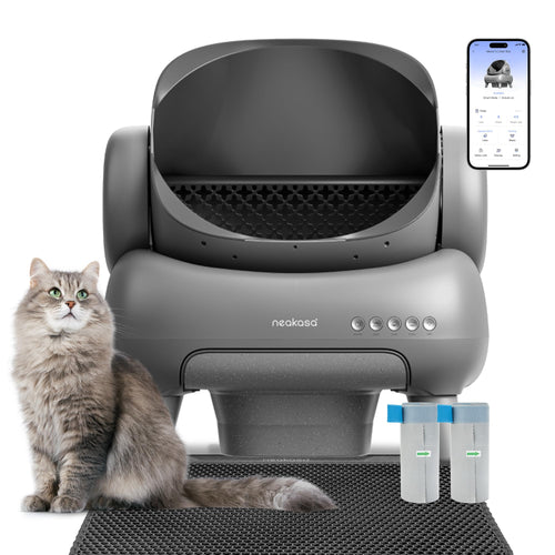 Selbstreinigende Katzentoilette XXL offen App-Steuerung 4 Modi