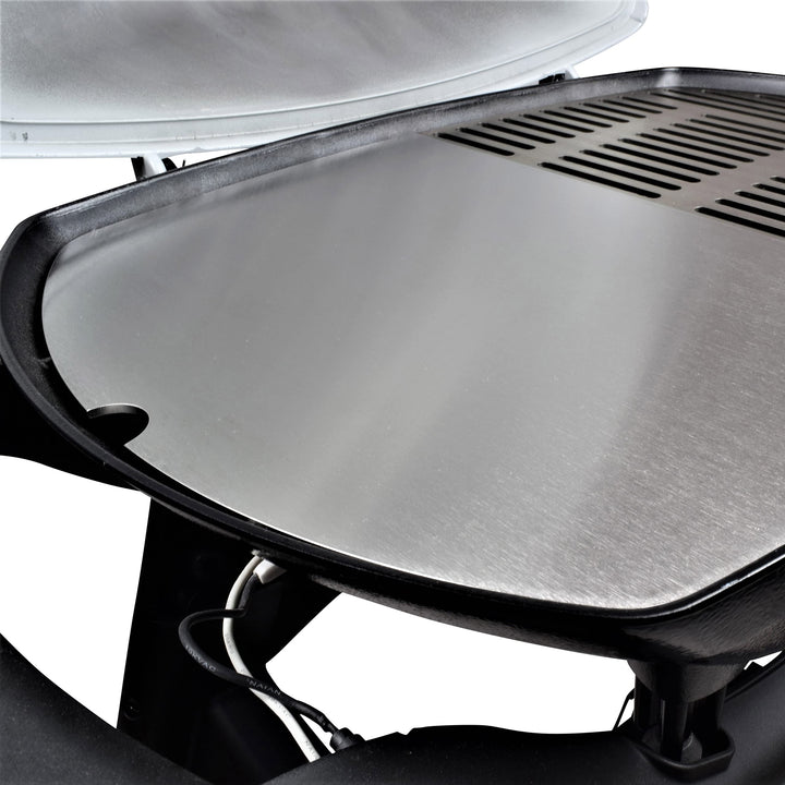 Grillplancha Edelstahl 4mm für Weber Q200/Q2000 Grillrost-Ersatz - Bild 7