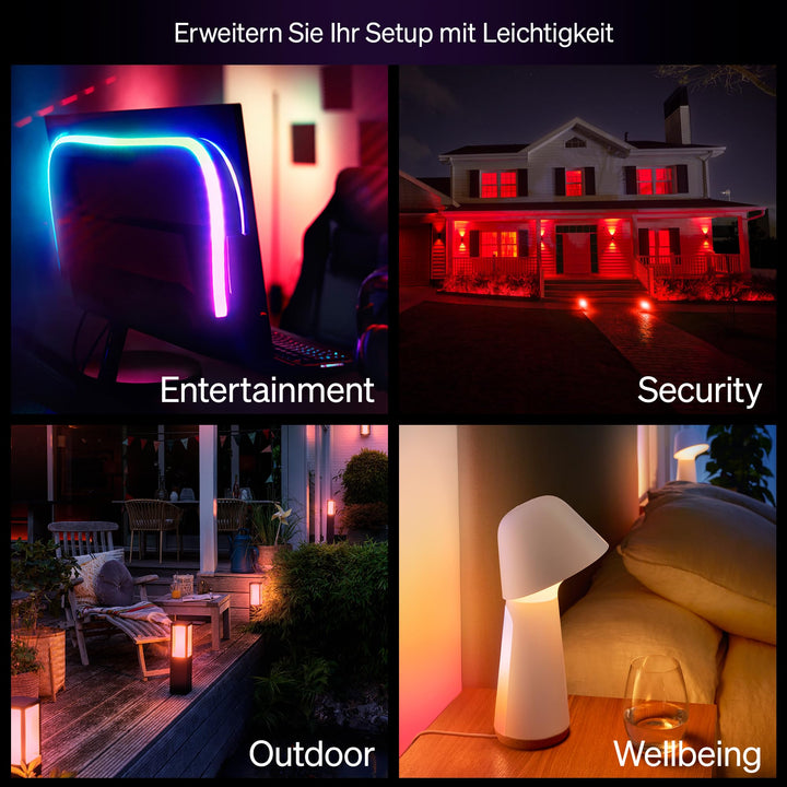 Smart LED Starter-Set E27 mit Bridge, Millionen Farben, dimmbar - Bild 9