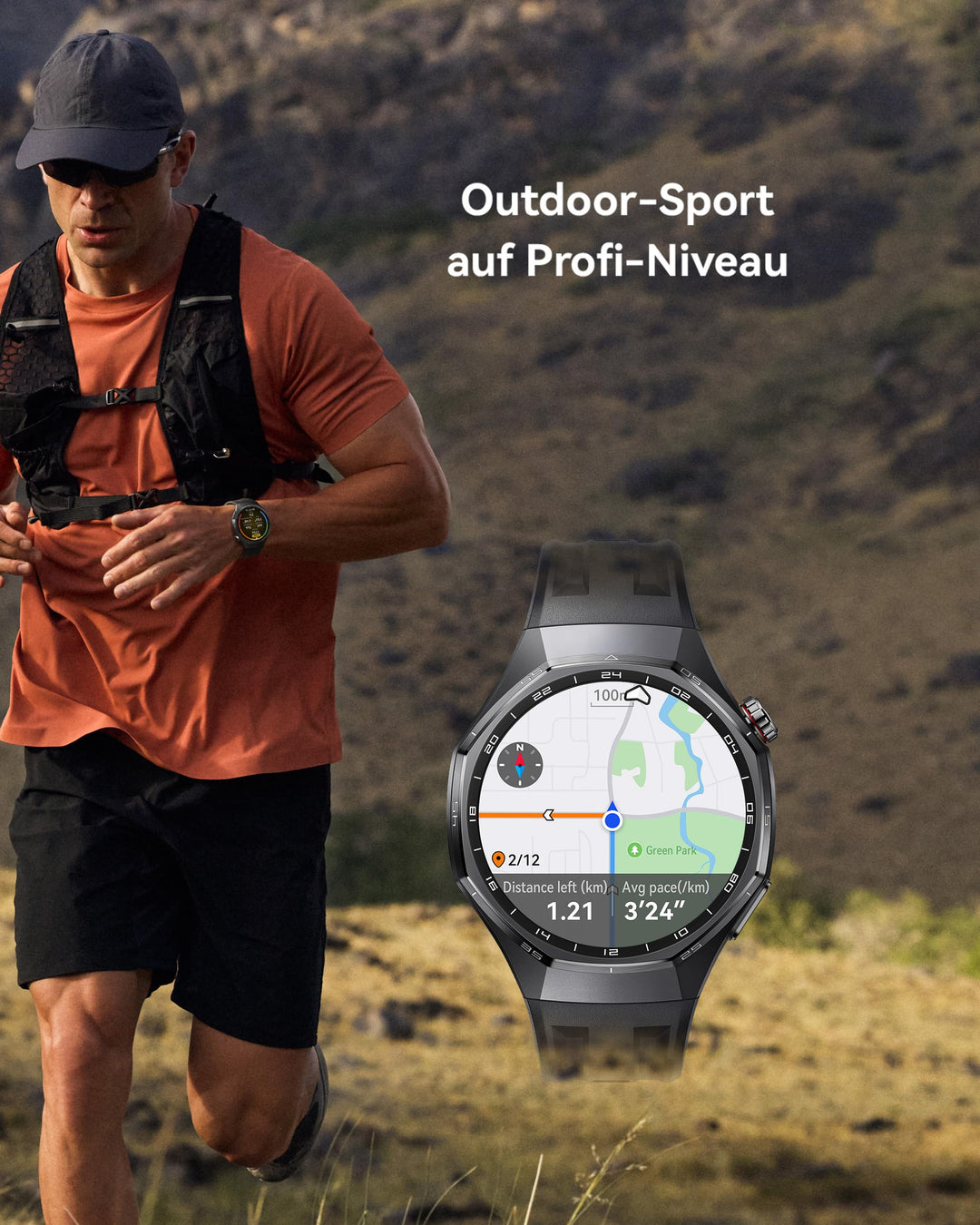 Smartwatch 46mm Titan Saphirglas EKG GPS 21 Tage Akku - Bild 6