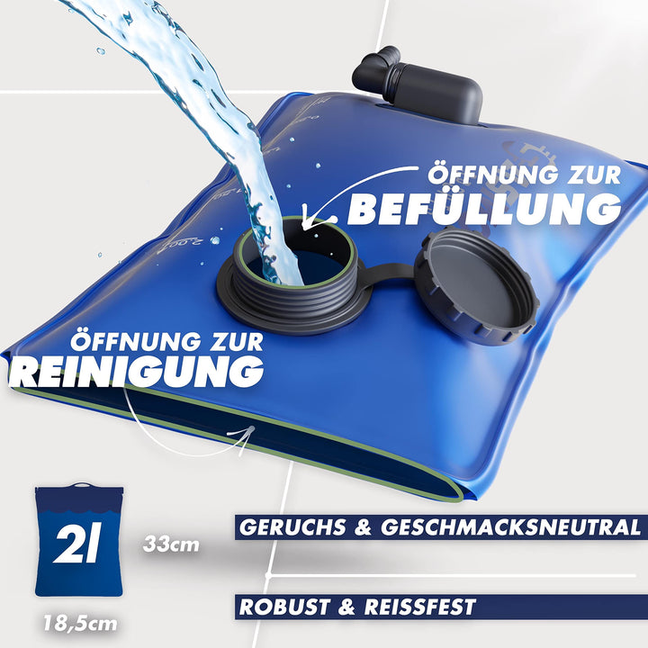 Fahrradrucksack 10+3L mit Trinkblase, Thermofach &amp; Helmnetz - Bild 9