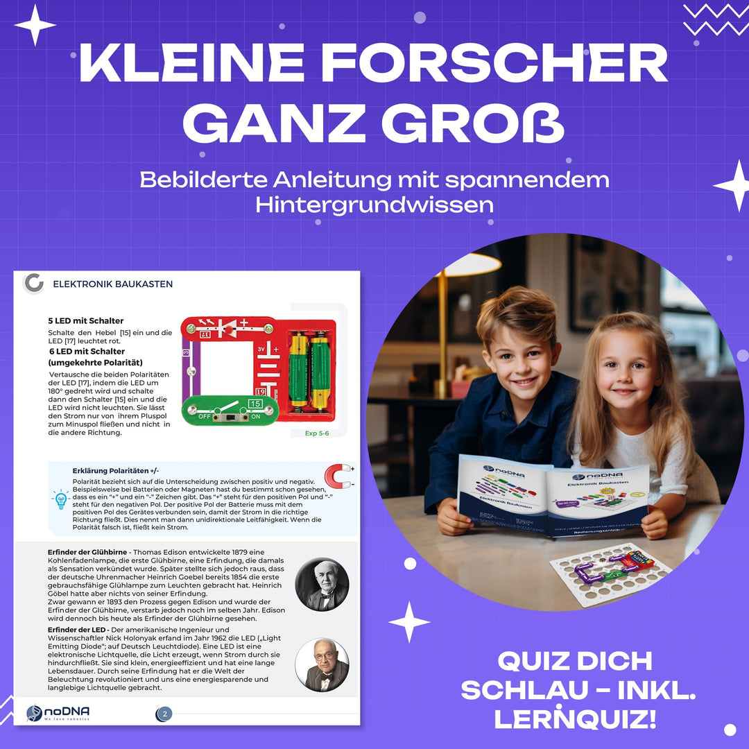 Elektronik Baukasten Kinder 300 Experimente MINT ab 8 Jahren - Bild 6