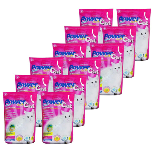Silikat-Katzenstreu 60 L (12x5L) staubfrei parfümfrei nicht klumpend