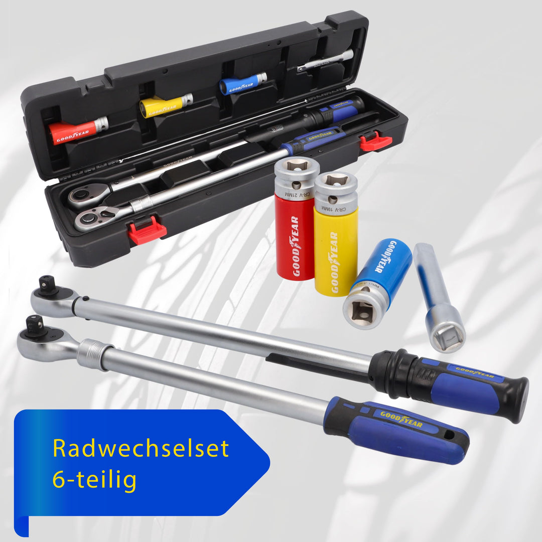 Radwechsel-Set 6-teilig Chrom-Vanadium mit Drehmomentschlüssel - Bild 2