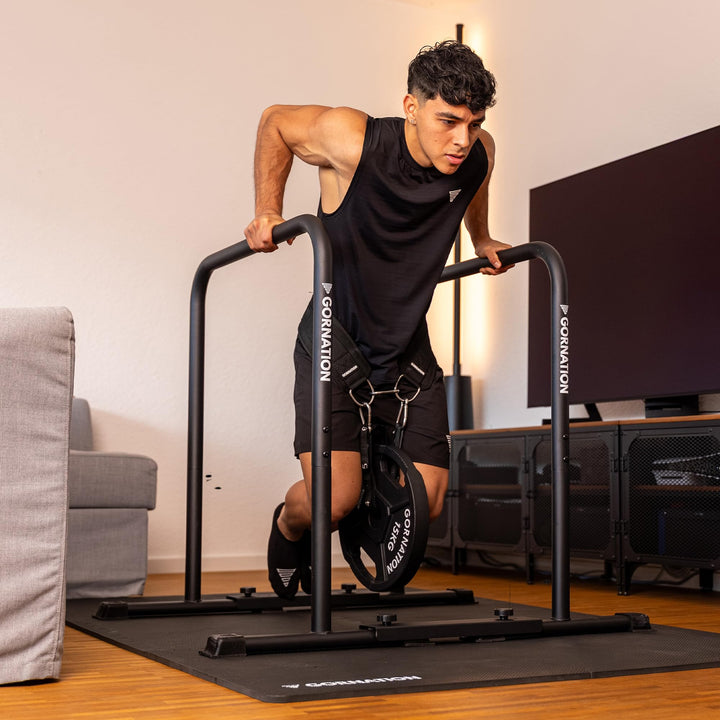 Dip Barren verstellbar Stahl 90 cm für Calisthenics &amp; Home Gym - Bild 7