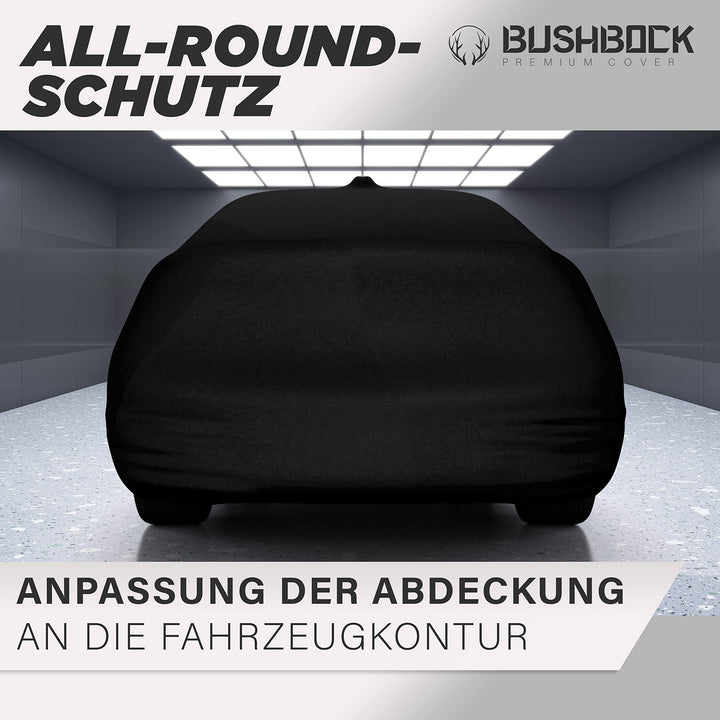 Autoabdeckung Indoor Stretch schwarz Gummizug für PKW Grösse M - Bild 8