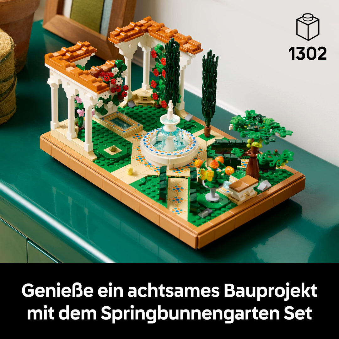 LEGO Klemmbausteine Springbrunnengarten 1302 Teile Erwachsene - Bild 3