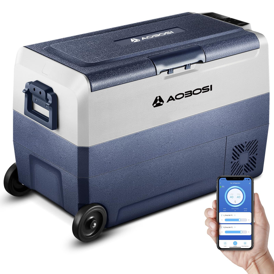 Kompressor Kühlbox 50L Dual Zone -20°C bis 20°C mit App 12V 230V