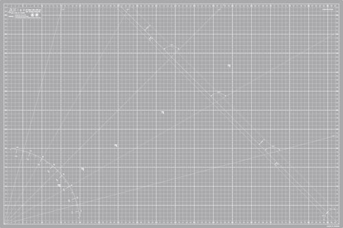 Schneidematte selbstheilend A1 60x90 cm PVC 5-lagig für Nähen Quilten
