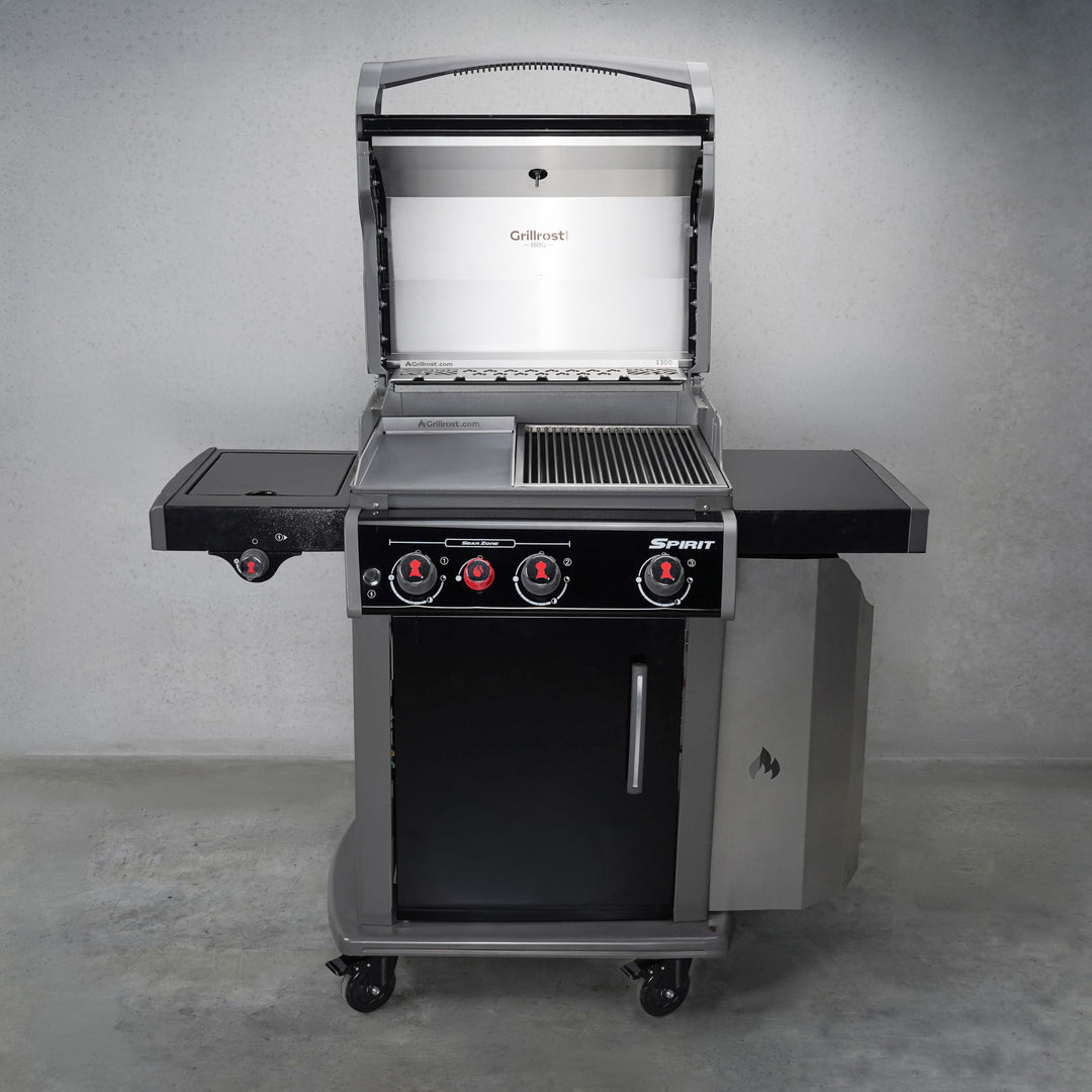 Plancha Grillplatte Edelstahl 4mm 44,3x26cm für Weber Spirit - Bild 8