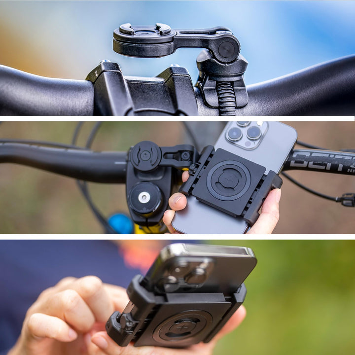 Fahrrad Handyhalterung Universal Clamp Bundle für Lenker 22-42mm - Bild 6