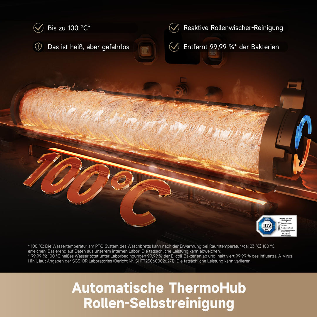 Saugroboter mit Rollenwischer 30.000 Pa AquaRoll Selbstreinigung - Bild 6
