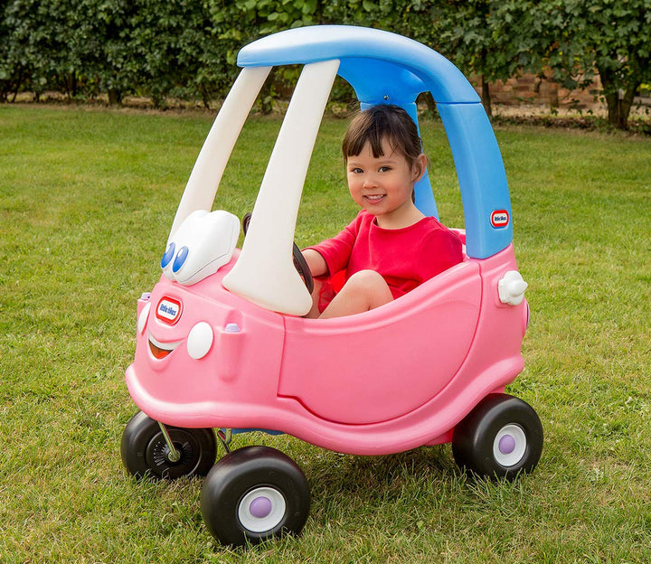 Rutschauto Prinzessin-Coupé mit Hupe &amp; Eltern-Schiebehandgriff - Bild 6