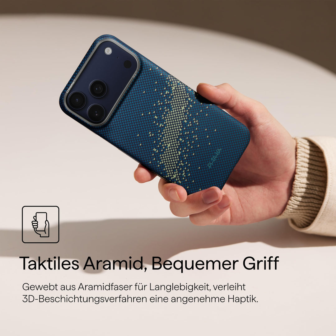 iPhone 17 Pro Max Hülle Aramidfaser MagSafe 1,18mm Milchstrasse - Bild 5